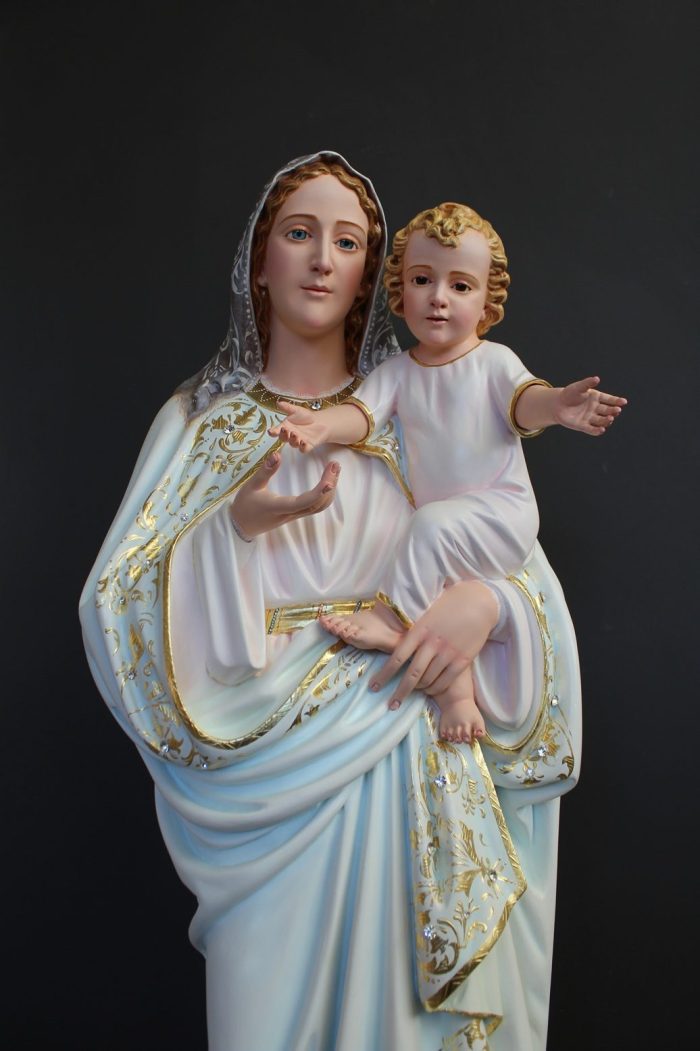 彩绘木雕-慈悲圣母（Our Lady of Mercy）-多尺寸 - 图片 3