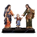 彩绘木雕-圣家（Holy Family）-多尺寸