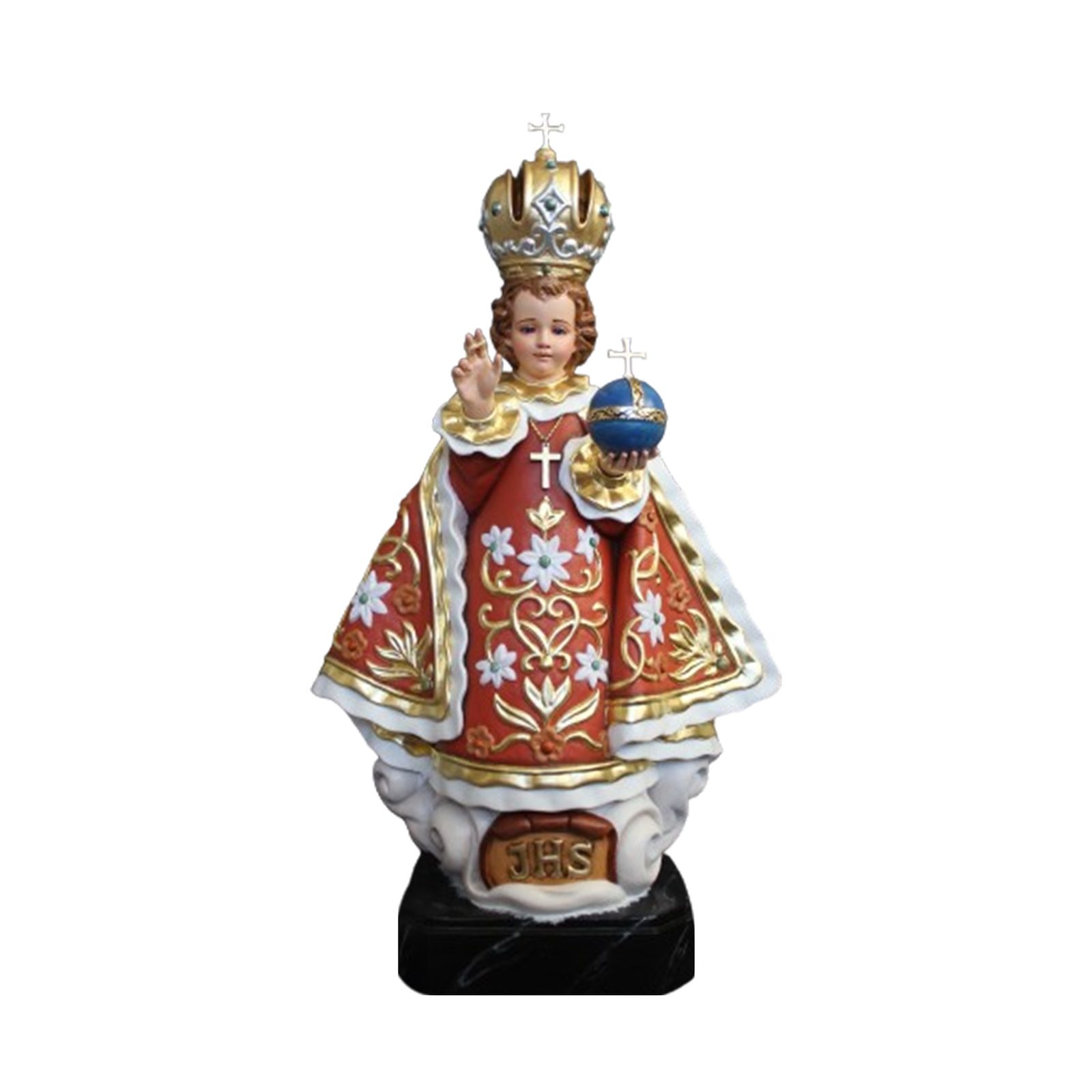 IC02STP693 彩绘木雕-布拉格圣婴(Infant Jesus of Prague)-多尺寸 - 图片 1
