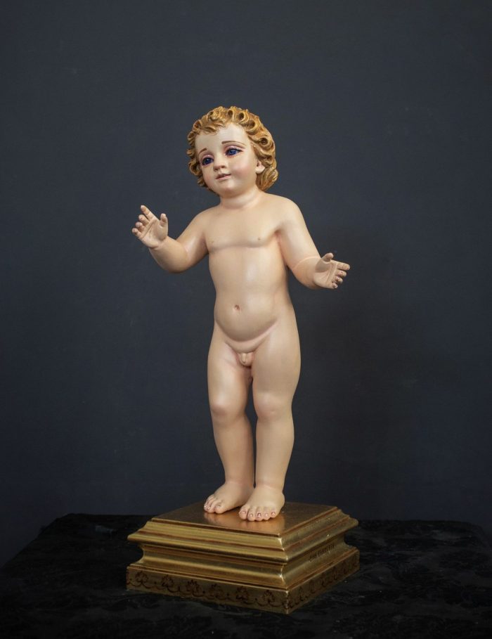 彩绘木雕-圣婴耶稣（Baby Jesus）-多尺寸 - 图片 2