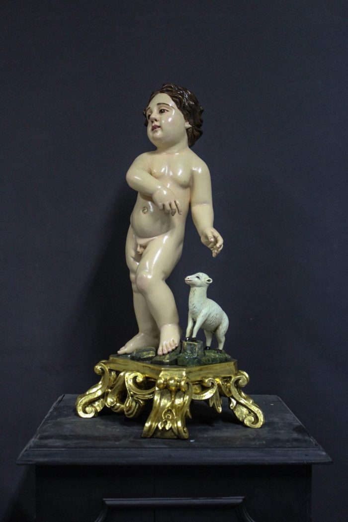 彩绘木雕-圣婴耶稣（Baby Jesus）-多尺寸 - 图片 3