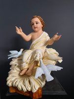 彩绘木雕-马槽中的圣婴耶稣（Baby Jesus in the Manger）-多尺寸 - 图片 3