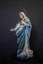 彩绘木雕-圣母圣心（Sacred Heart of Mary）-多尺寸 - 图片 4