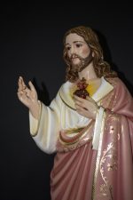 彩绘木雕-耶稣圣心（Sacred Heart of Jesus）-多尺寸 - 图片 3