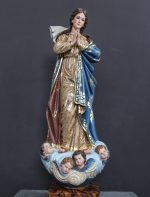 彩绘木雕-佩尼亚圣母（Our Lady of Penha）-多尺寸 - 图片 2