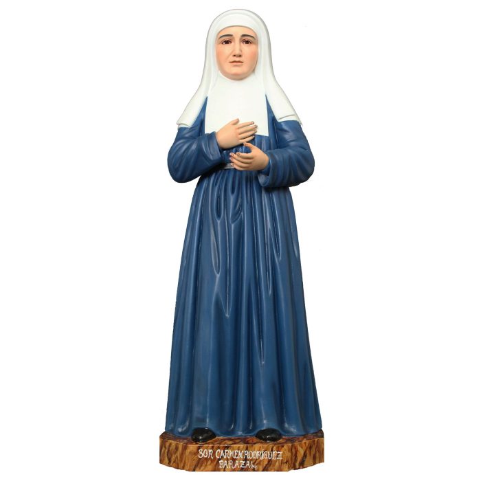 彩绘木雕-真福·卡门·罗德里格斯·巴拉扎尔（Blessed Carmen Rodriguez Barazal）-多尺寸
