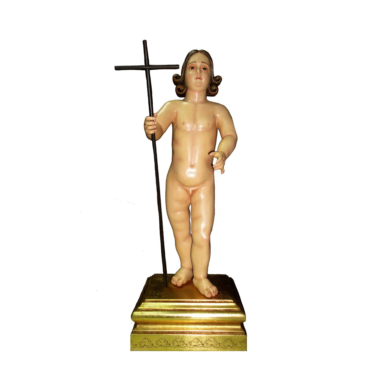 IC02STP666 彩绘木雕-巴洛克风格圣婴耶稣(Baroque Baby Jesus)-多尺寸 - 图片 1