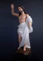 彩绘木雕-复活基督（Resurrected Christ）-多尺寸 - 图片 2