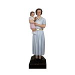 彩绘木雕-圣吉安娜·贝雷塔·莫拉（Saint Gianna Beretta Molla）-多尺寸