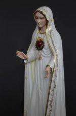 彩绘木雕-圣母圣心（Sacred Heart of Mary）-多尺寸 - 图片 3