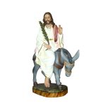 彩绘木雕-基督进入耶路撒冷（Entry of Christ into Jerusalem）-多尺寸