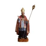 彩绘木雕-圣依西多禄（Saint Isidore）-多尺寸
