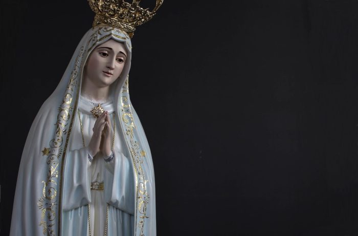 彩绘木雕-法蒂玛圣母（Our Lady of Fatima）-多尺寸 - 图片 2