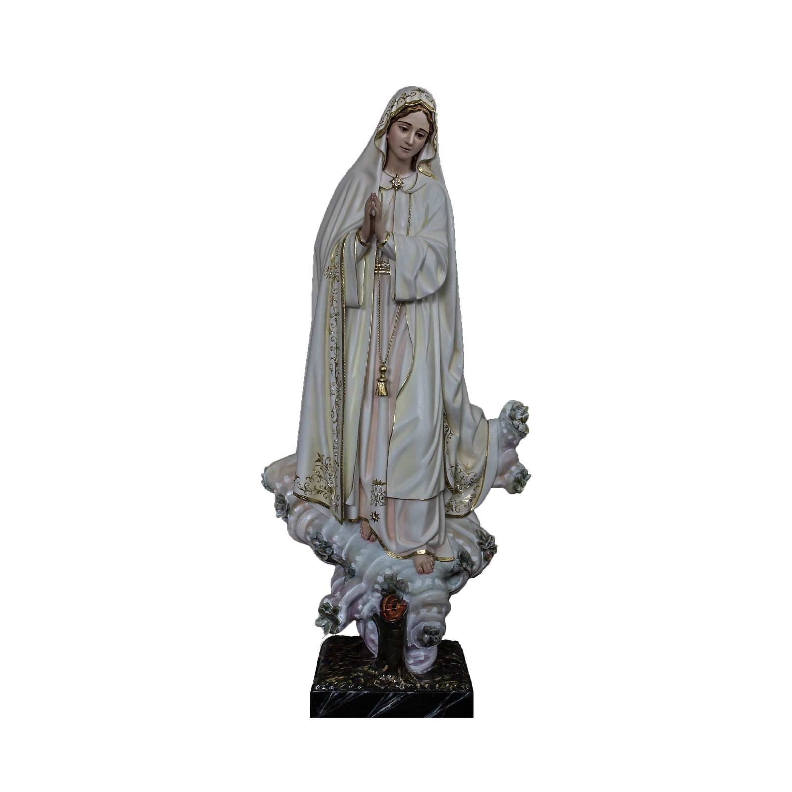 IC02STP010 彩绘木雕-霍尔莫克法蒂玛圣母(Our Lady of Fatima Hoalmoak)-多尺寸 - 图片 1