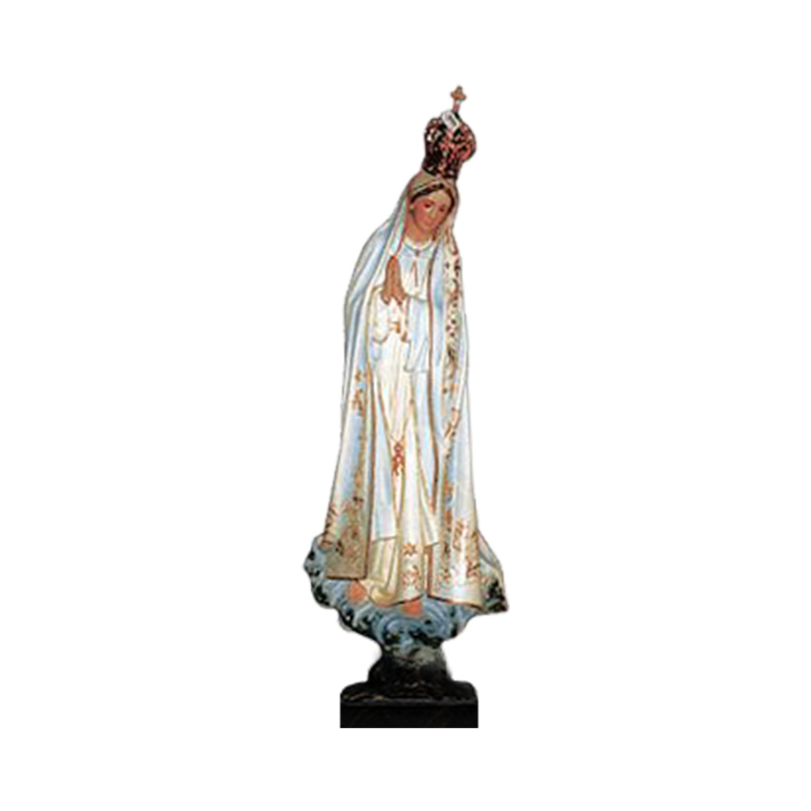 IC02STP012 彩绘木雕-霍尔莫克法蒂玛圣母(Our Lady of Fatima Hoalmoak)-多尺寸 - 图片 1
