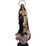 彩绘木雕-圣母无染原罪（Our Lady of the Conception）-多尺寸