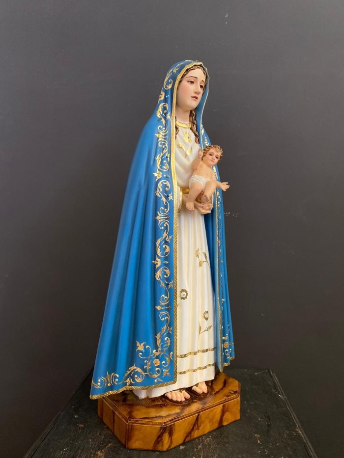 彩绘木雕-拉帕圣母（Our Lady of Lapa）-多尺寸 - 图片 2