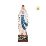 彩绘木雕-露德圣母（Our Lady of Lourdes）-多尺寸