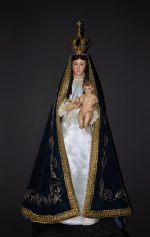 彩绘木雕-支架式罗卡圣母与圣婴（Roca in Varas with Boy）-多尺寸 - 图片 2