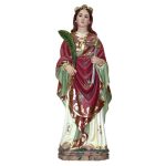 彩绘木雕-圣·阿波罗尼亚（Saint Apollonia）-多尺寸