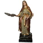 彩绘木雕-圣露济亚（Saint Lucy）-多尺寸