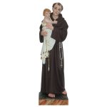 彩绘木雕-圣安多尼（St. Anthony）-多尺寸