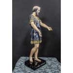 彩绘木雕-圣·渔夫伯多禄（St. Peter the Fisherman）-多尺寸