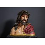 彩绘木雕-公义审判者基督胸像（Christ the Just Judge (bust)）-多尺寸