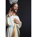 彩绘木雕-基督·慈悲的（Christ the Merciful）-多尺寸