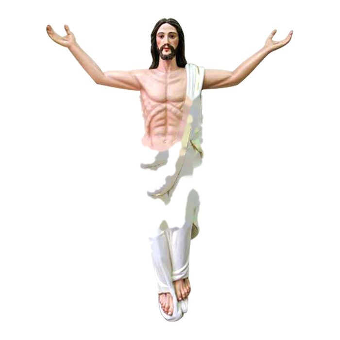 彩绘木雕-复活基督（Resurrected Christ）-多尺寸 - 图片 2