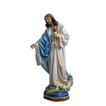 彩绘木雕-耶稣圣心（Sacred Heart of Jesus）-多尺寸 - 图片 2