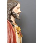 彩绘木雕-耶稣圣心胸像（Sacred Heart of Jesus “Bust”）-多尺寸