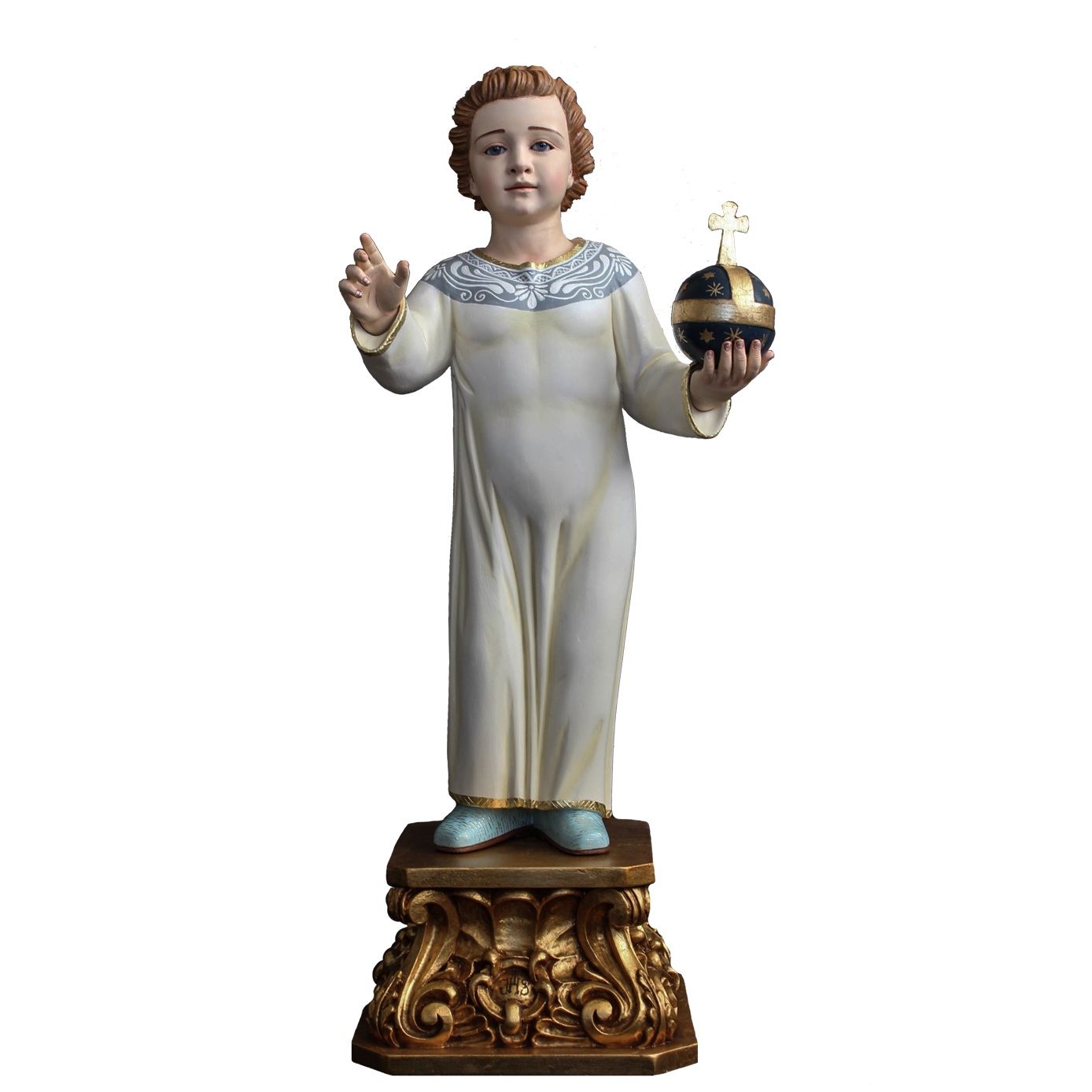 IC02STP660 彩绘木雕-圣婴耶稣(Baby Jesus)-多尺寸 - 图片 1