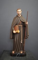 彩绘木雕-圣伯多禄·德·贝坦库尔（St. Peter of Betancur）-多尺寸 - 图片 2
