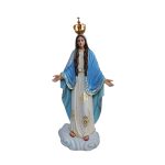 彩绘木雕-圣母玛利亚（Virgin Mary）-多尺寸