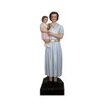 彩绘木雕-圣吉安娜·贝雷塔·莫拉（Saint Gianna Beretta Molla）-多尺寸