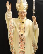 彩绘木雕-教宗若望保禄二世（Pope John Paul II）-多尺寸 - 图片 2