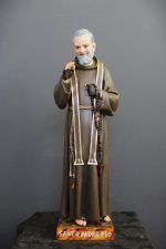 彩绘木雕-神父·庇护（Father Pius）-多尺寸 - 图片 2