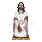 彩绘木雕-跪姿基督（Christ on his knees）-多尺寸 - 图片 2