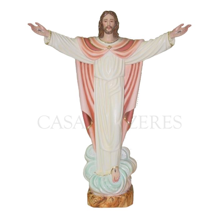彩绘木雕-复活基督（Resurrected Christ）-多尺寸 - 图片 2