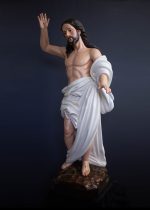 彩绘木雕-复活基督（Resurrected Christ）-多尺寸 - 图片 2
