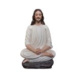 彩绘木雕-坐姿基督（Seated Christ）-多尺寸