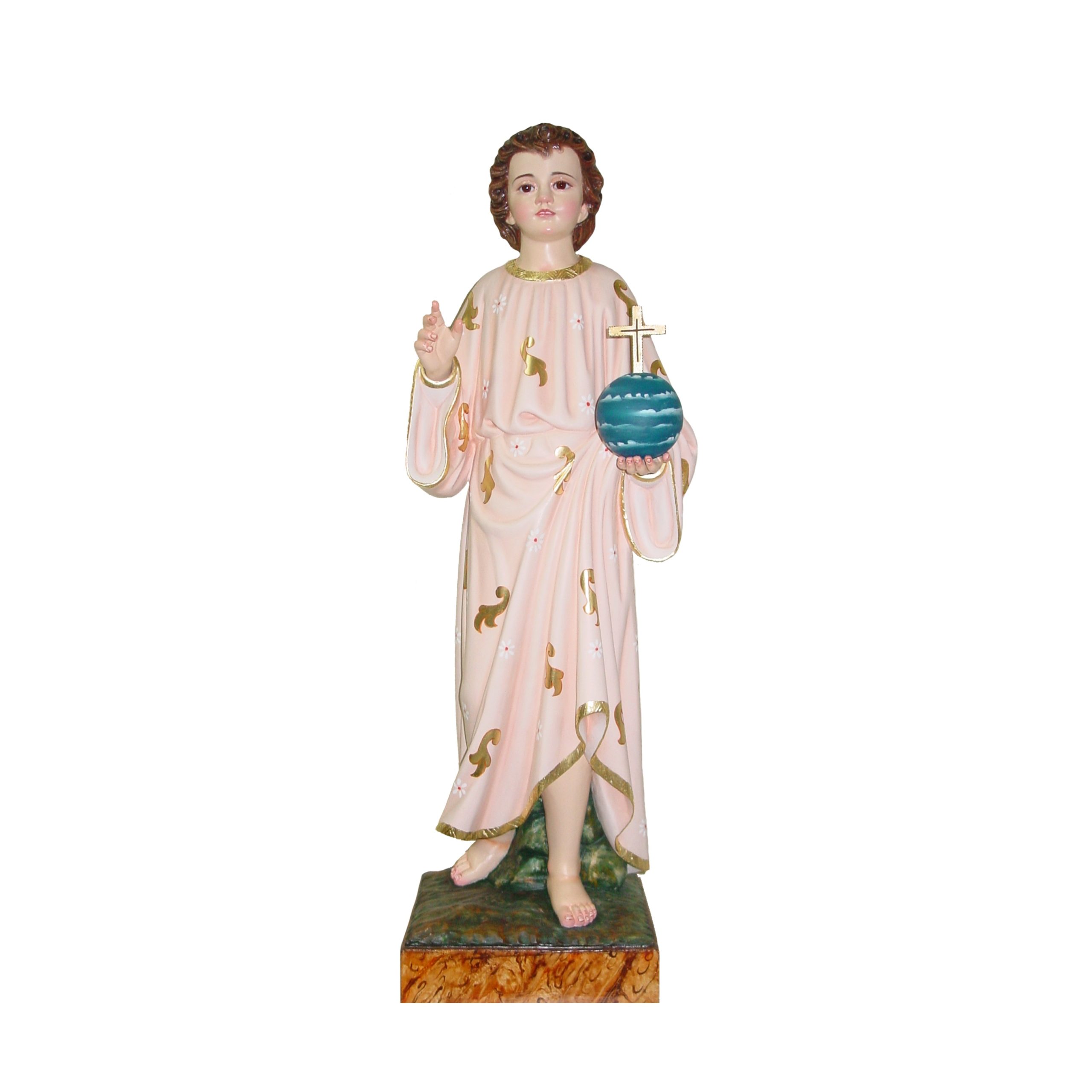 IC02STP663 彩绘木雕-圣婴耶稣(Baby Jesus)-多尺寸 - 图片 1