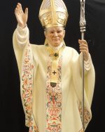彩绘木雕-教宗若望保禄二世（Pope John Paul II）-多尺寸 - 图片 2