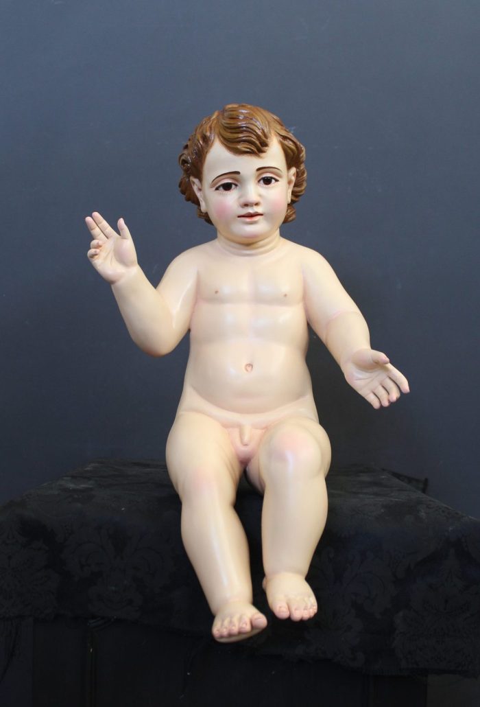 彩绘木雕-圣婴耶稣伯利恒（Baby Jesus Bethlehem）-多尺寸 - 图片 2