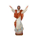 彩绘木雕-复活基督（Resurrected Christ）-多尺寸