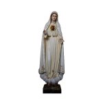 彩绘木雕-圣母圣心（Sacred Heart of Mary）-多尺寸