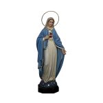 彩绘木雕-圣母圣心（Sacred
  Heart of Mary）-多尺寸