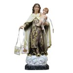 彩绘木雕-圣母·加尔默罗山（Our Lady of Mount Carmel）-多尺寸
