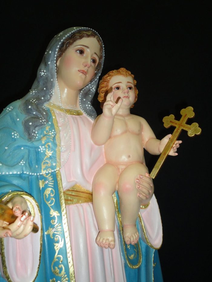 彩绘木雕-健康圣母（Our Lady of Health）-多尺寸 - 图片 2